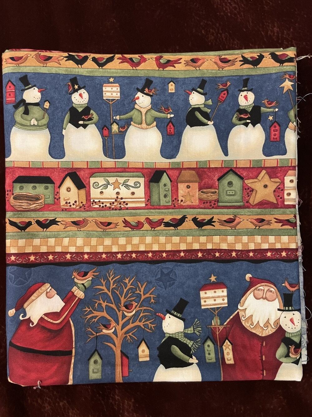 VTG Wintertime Friends by Teresa Kogut SSI Christmas Fabric (2.25 Yd x 45”)
